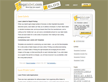 Tablet Screenshot of blog.begalabel.com