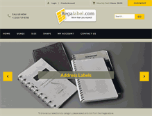 Tablet Screenshot of begalabel.com
